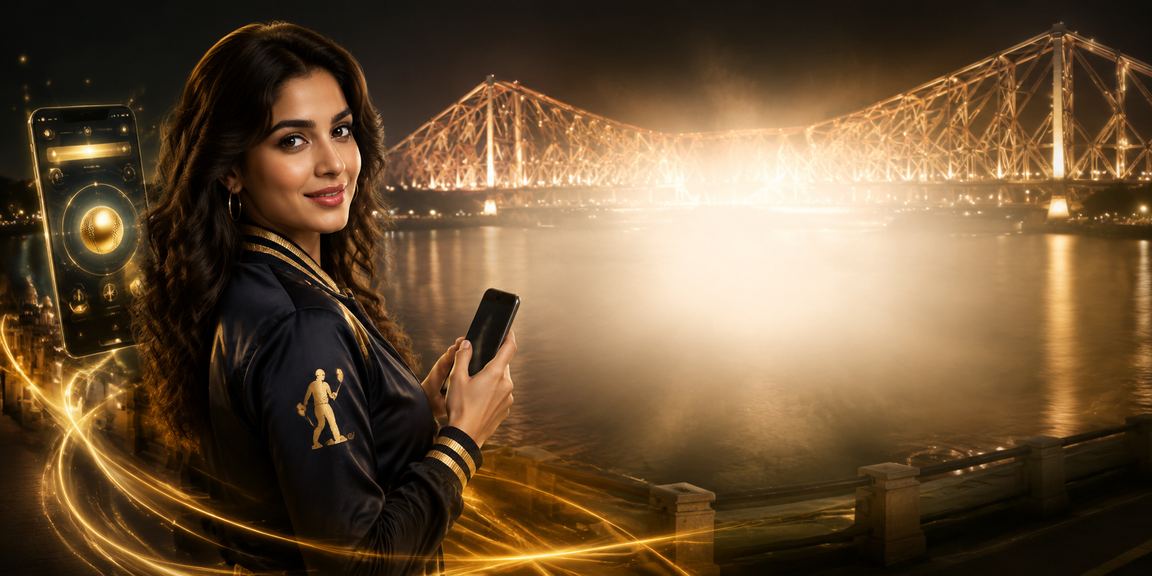 Kolkata sports betting with cricket background and local culture